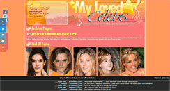Desktop Screenshot of mylovedcelebs.com